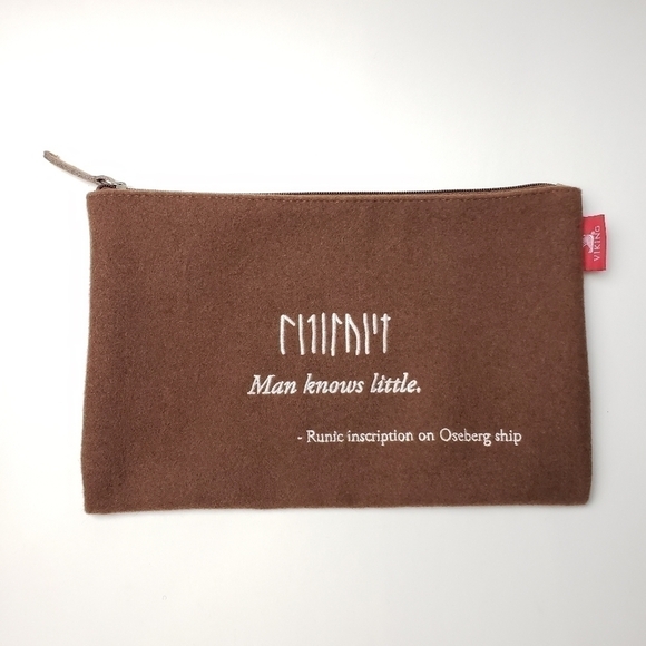 Viking Runic Inscription Wool Travel Case - Picture 10 of 10